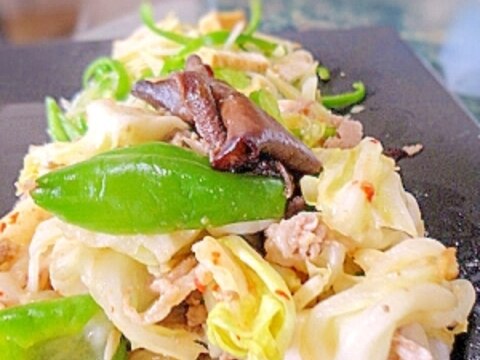簡単中華☆豚肉とキャベツの炒め物